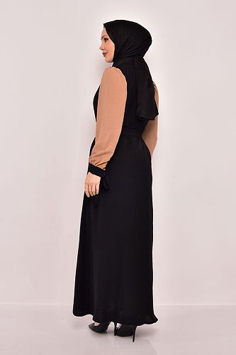 moda selvim DRESS USL5003-M Black - Thumbnail