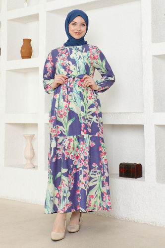 MRV Z.N.K. - Dress ZNK4663-M Indigo