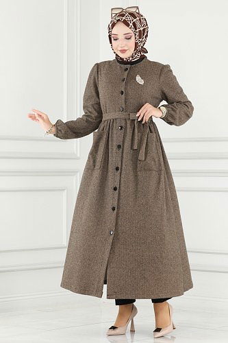 moda selvim Dress&Abaya 8058UKB139 Vision - Thumbnail