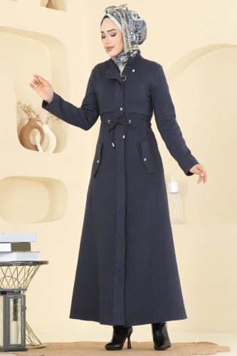 Düğme Detay Tivit Ferace PL9167 Laci - Moda Selvim