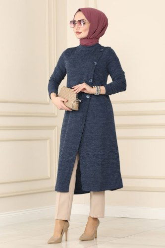 M.R.T. - Düğme Detaylı Selanik Tunik 6011MRT754 Laci