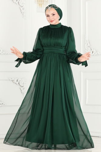 H.L.L. - EVENING DRESS 0024HLL878 Emerald