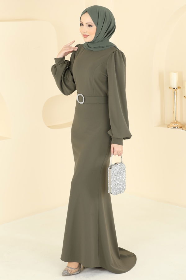 Modaselvim EVENING DRESSES Evening Dress 0402ALG474 Khaki