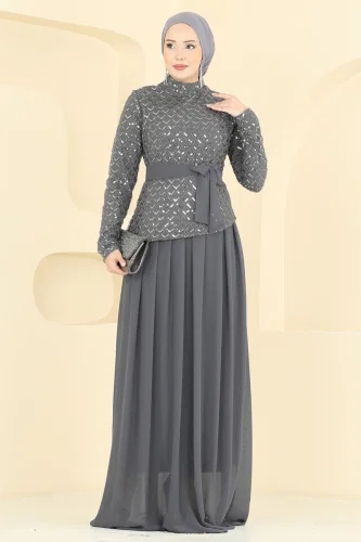 Y.G.S. - Evening Dress 1013YG95 Anthracite