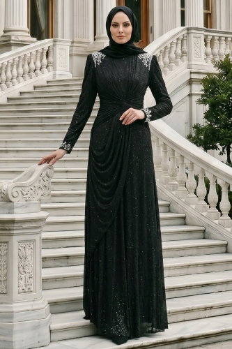 D.M.N.K. - Evening Dress 119DMNK1166 Black