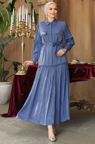 Y.Q. - EVENING DRESS 1484YQ722 Blue