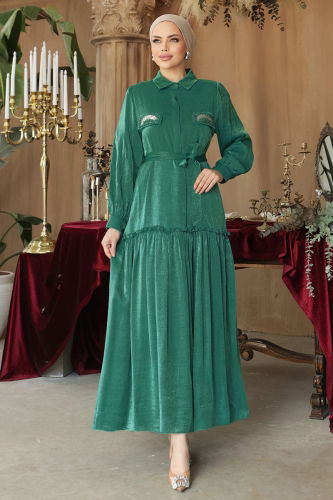 Y.Q. - EVENING DRESS 1484YQ722 Emerald