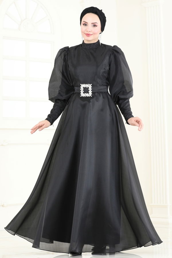 Evening Dress 2003LPN858 Black - 4