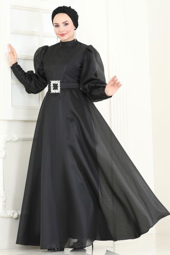 Evening Dress 2003LPN858 Black 