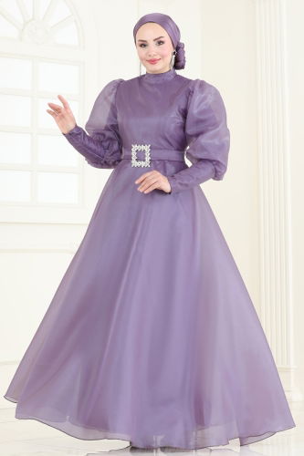 Evening Dress 2003LPN858 Lilac - 3