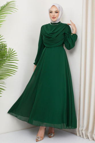 L.P.N. - Evening Dress 2010LPN858 Emerald