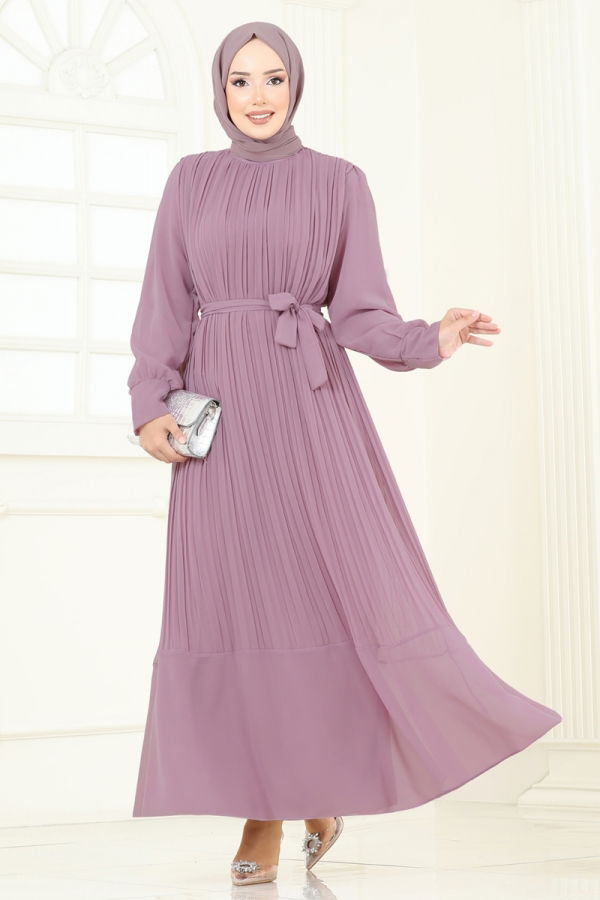 Modaselvim NET 20%+20% DISCOUNT IN THE CARD Evening Dress 2150MP806 Light Rose Dried