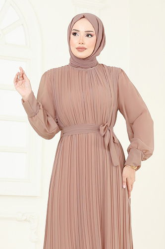 moda selvim Evening Dress 2150MP806 Vision - Thumbnail