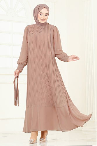 moda selvim Evening Dress 2150MP806 Vision - Thumbnail