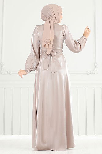 moda selvim Evening Dress 2330ANT904-M Vision - Thumbnail