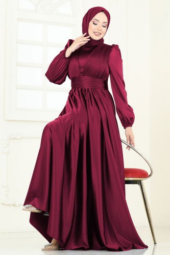 A.N.T. - Evening Dress 2382ANT466 Burgundy