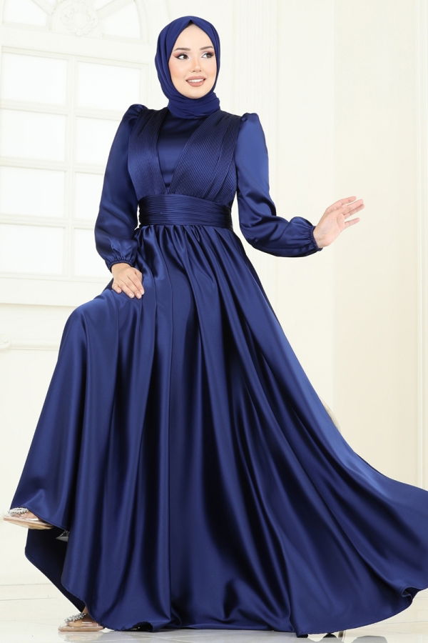 Modaselvim EVENING DRESSES Evening Dress 2382ANT466 Navy Blue