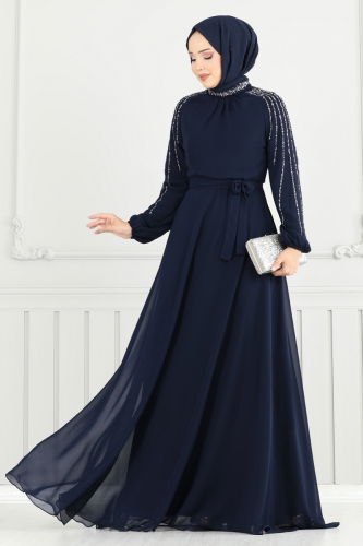 A.N.T. - Evening Dress 2420ANT466 Navy Blue