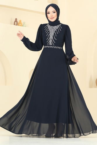 MRV A.N.T. - Evening Dress 2425ANT904-M Navy Blue