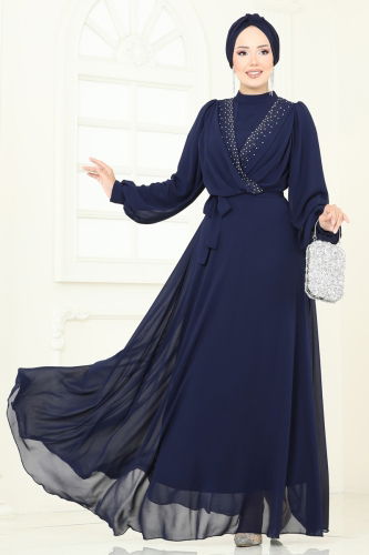 A.N.T. - Evening Dress 2427ANT466 Navy Blue