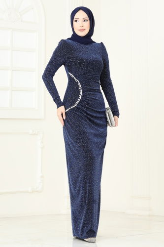 A.N.T. - Evening Dress 2447ANT466 Navy Blue