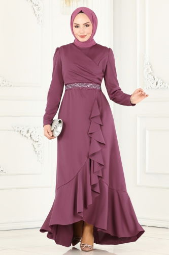 A.S.M.K. - Evening Dress 2497ASMK1074 Rose Dried