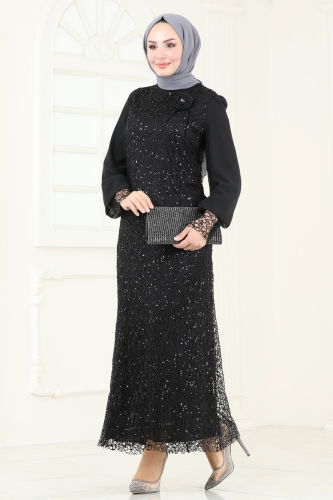 D.N.R. - Evening Dress 2517DNR1058 Black