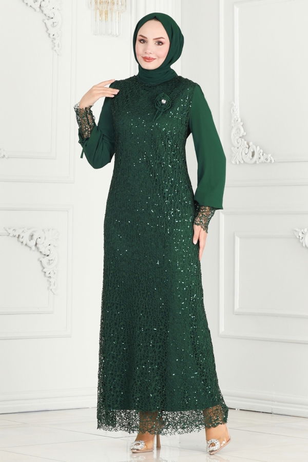 Modaselvim EVENING DRESSES Evening Dress 2517ELC1143 Emerald
