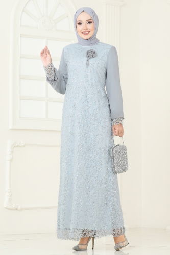 E.L.C. - Evening Dress 2517ELC1143 Gray