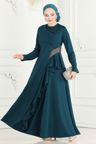 S.L. - Evening Dress 2519SL432 Petroleum