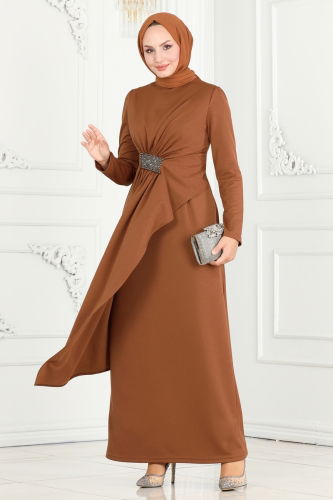 S.L. - Evening Dress 2520SL432 Tan