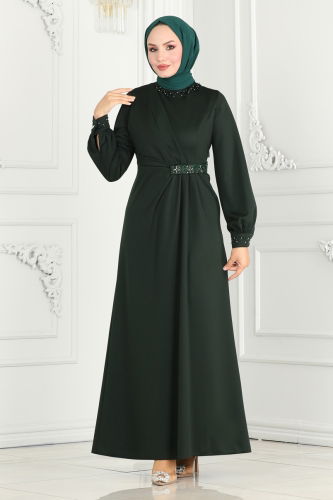 S.L. - EVENING DRESS 2527SL432 Emerald