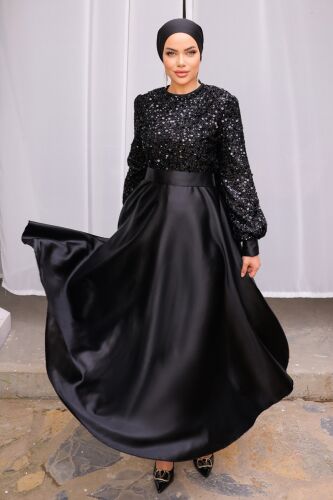 A.S.M.K. - Evening Dress 2537ASMK1074 Black