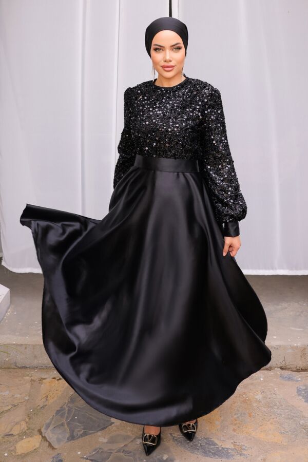 Modaselvim EVENING DRESSES Evening Dress 2537ASMK1074 Black