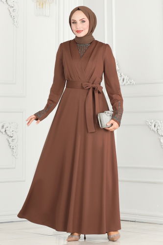 D.V.L. - Evening Dress 261DVL817 Brown