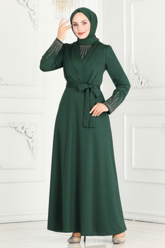 D.V.L. - Evening Dress 261DVL817 Emerald