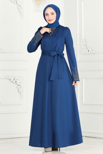 D.V.L. - EVENING DRESS 261DVL817 Indigo