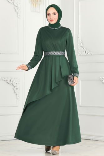 D.V.L. - Evening Dress 264DVL817 Emerald