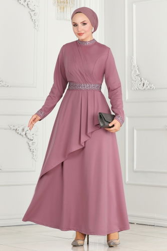 D.V.L. - Evening Dress 264DVL817 Rose Dried