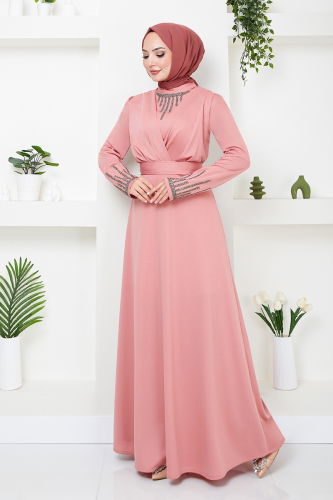 MRV D.V.L. - Evening Dress 267DVL897-M Rose Dried