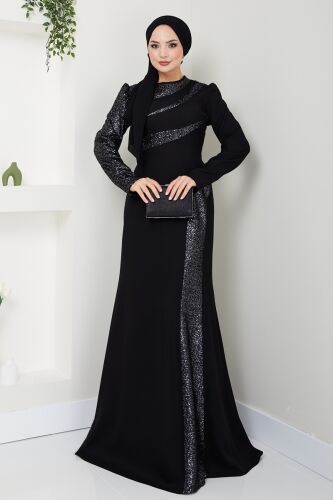 A.S.M.K. - Evening Dress 2710ASMK1074 Black