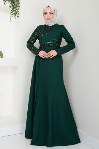 A.S.M.K. - Evening Dress 2711ASMK1074 Emerald