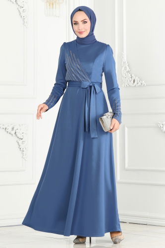 D.V.L. - Evening Dress 273DVL817 Indigo