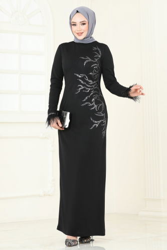 A.S.M.K. - Evening Dress 2747ASMK1074 Black