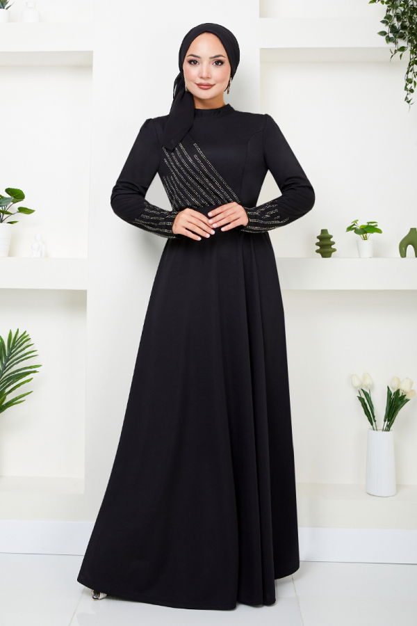 Modaselvim EVENING DRESSES EVENING DRESS 274DVL897-M Black