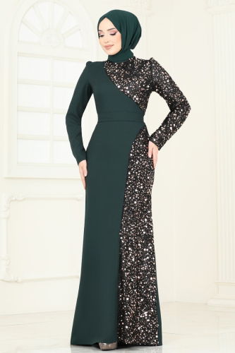 Evening Dress 2777ASMK1074 Emerald 