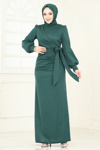 A.S.M.K. - Evening Dress 2801ASMK1074 Emerald