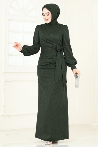 A.S.M.K. - Evening Dress 2801ASMK1074 Emerald