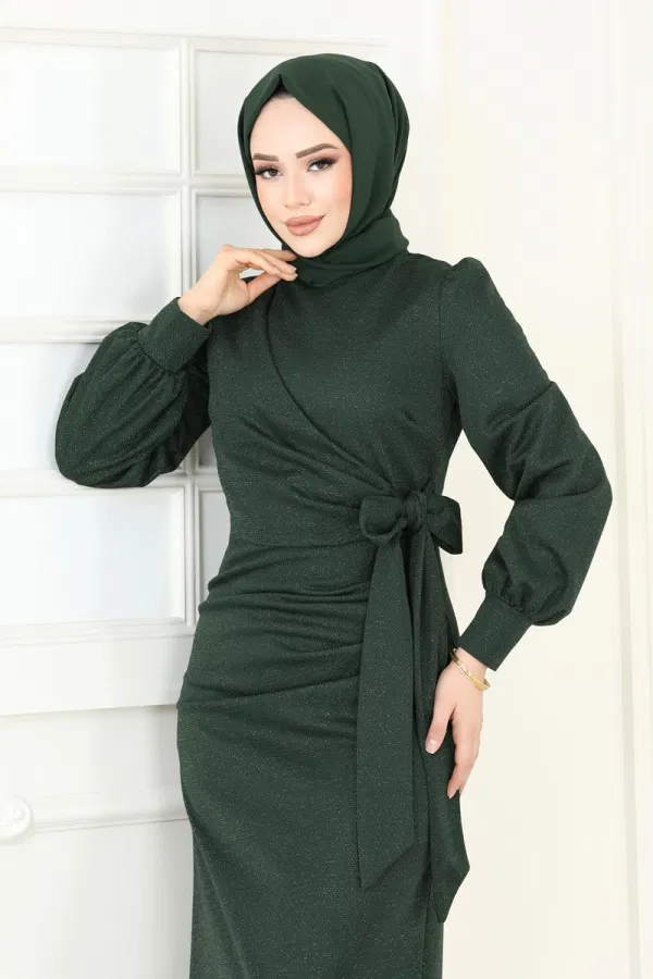 Modaselvim EVENING DRESSES Evening Dress 2801ASMK1074 Khaki