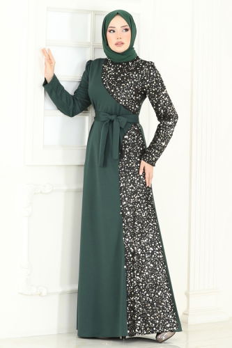 A.S.M.K. - Evening Dress 2808ASMK1074 Emerald